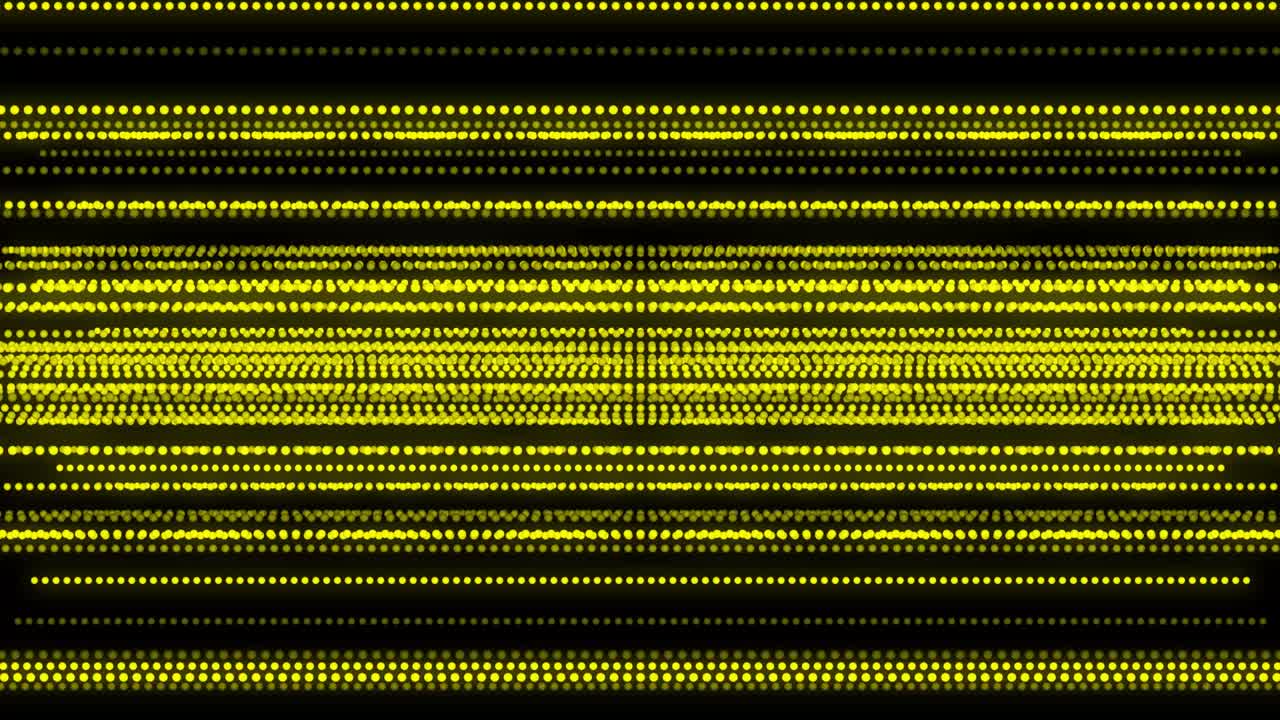 patrón de forma de punto de color amarillo animación gráficos de movimiento