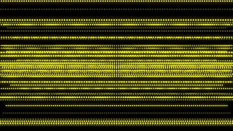 patrón de forma de punto de color amarillo animación gráficos de movimiento