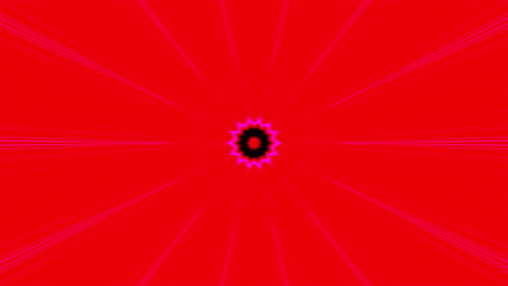 patrón de caleidoscopio abstracto rojo y rosa