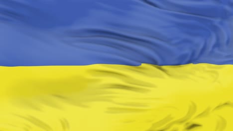 ukraine flag is waving 3d animation. ukraine flag waving in the wind. national flag ofukraine. flag seamless loop animation. 4k