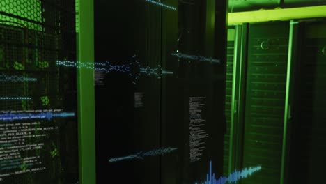 Animation-of-data-processing-over-server-room