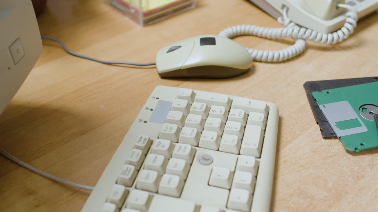 빈티지 사무실.