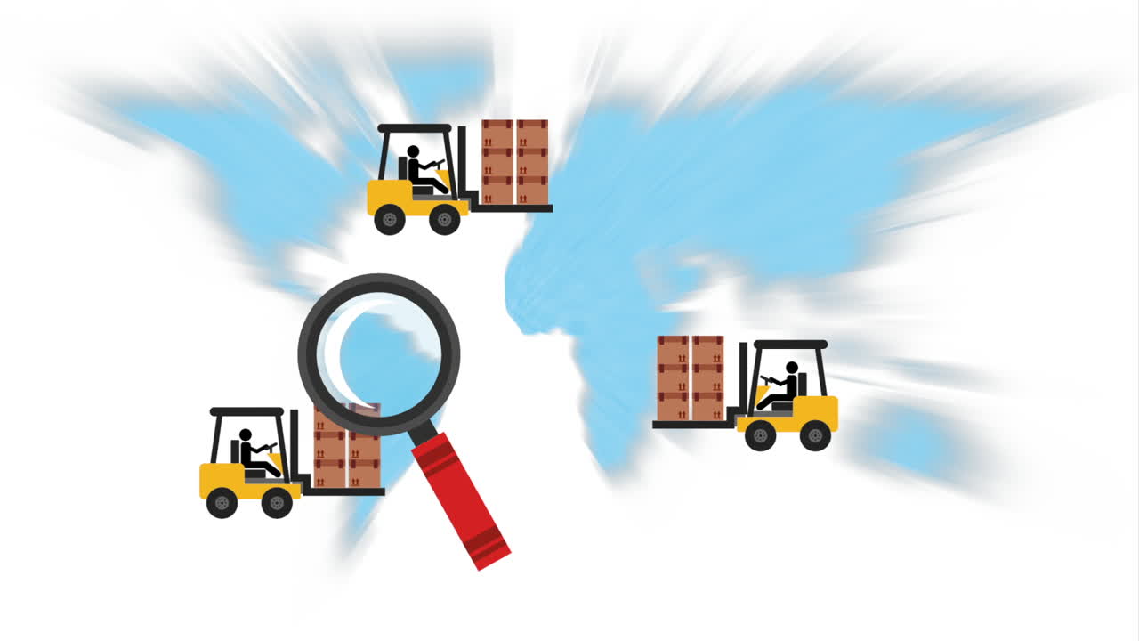 Global Freight Transportation with Forklifts