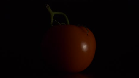 single orange tomato