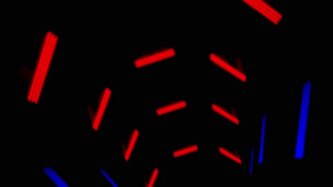 abstract red and blue lines pattern