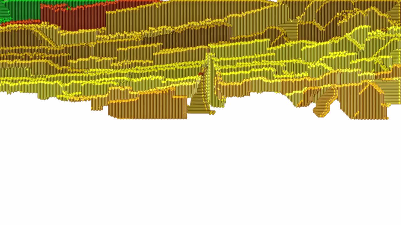 범선 항해의 특이한 다색 그림 애니메이션