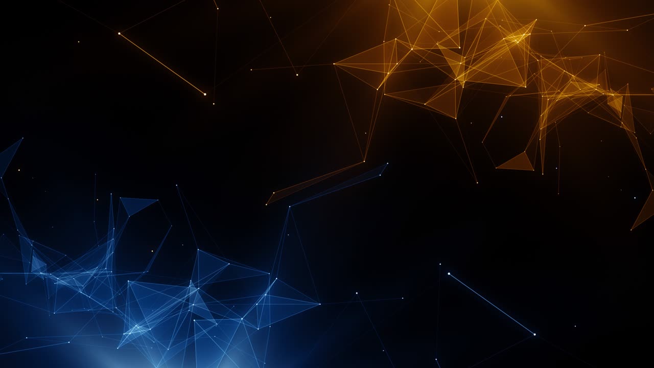 Plexus abstract network titles technology science background loop