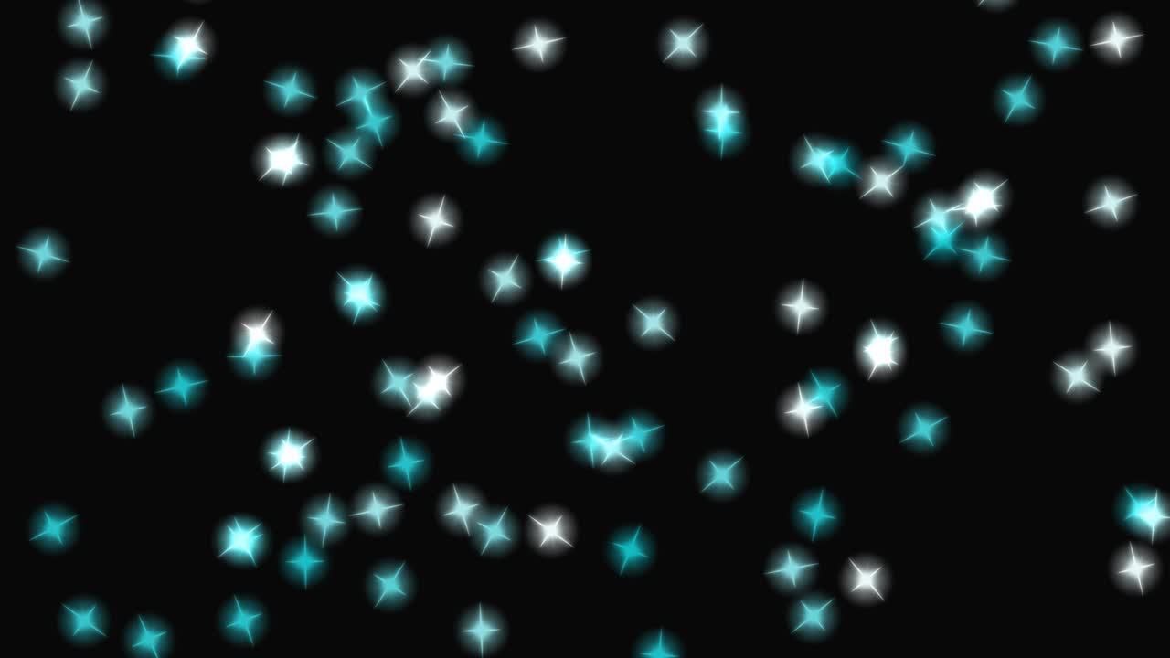 Glitter Shine Star Particle Animation Motion Graphics