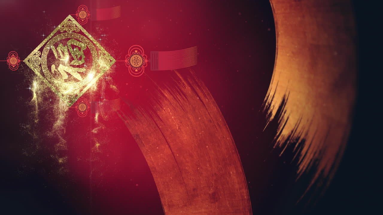 formato vertical: año nuevo chino, año del conejo 2023, también conocido como el festival de primavera con la decoración de fondo del signo del conejo astrológico chino-3