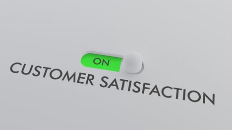 switching on the customer satisfaction switch