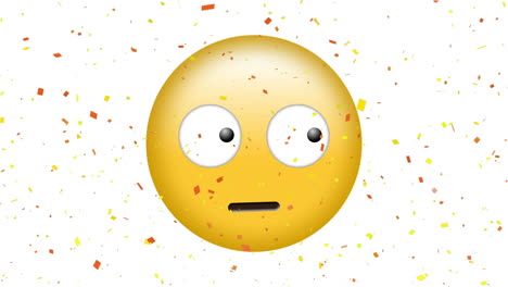 cara con los ojos enrollados emoji