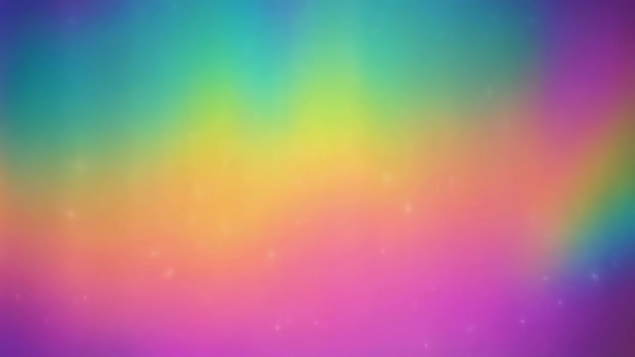 Una aurora vibrante y colorida con estrellas titilantes, vista desde un ángulo elevado, ideal para vídeo