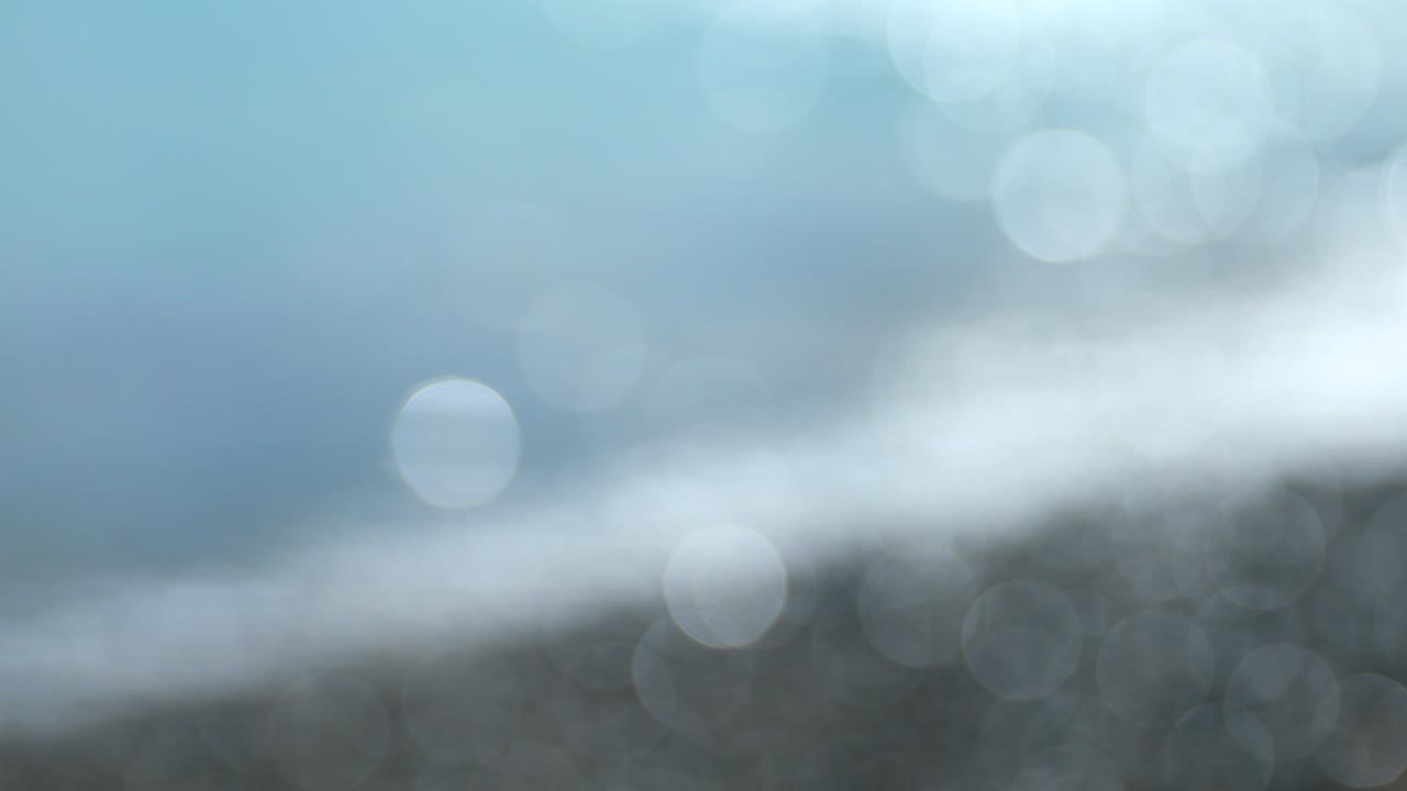모호한 보케 큰 원 바다 파동의 배경