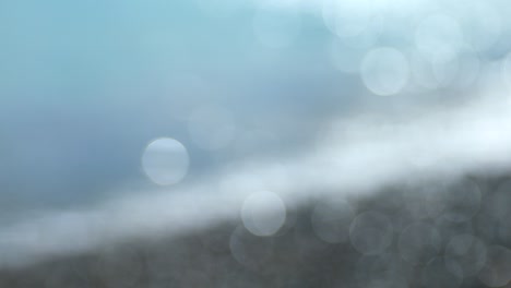 모호한 보케 큰 원 바다 파동의 배경