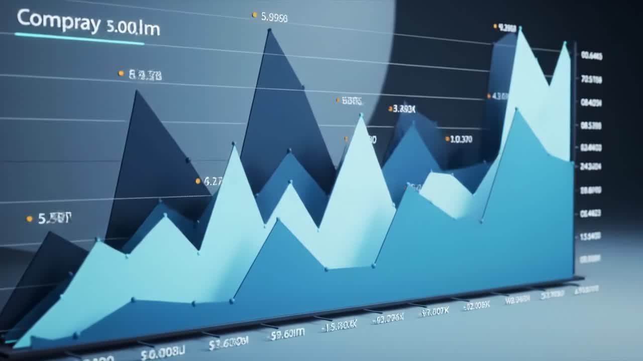 gráficos de visualización de datos financieros