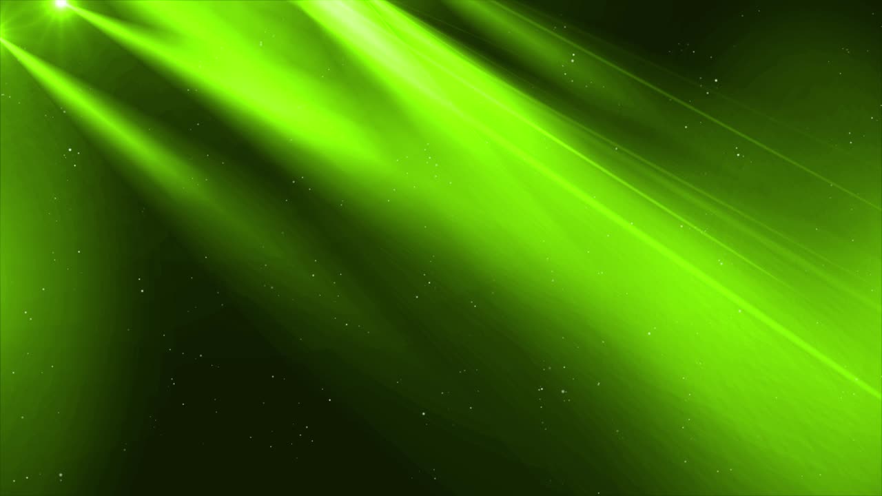 animazione a ciclo di scena a luce verde