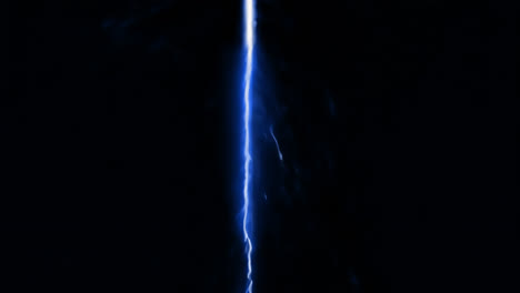 blue lightning effect animated overlay, transparent 4k video, alpha channel, prores 4444