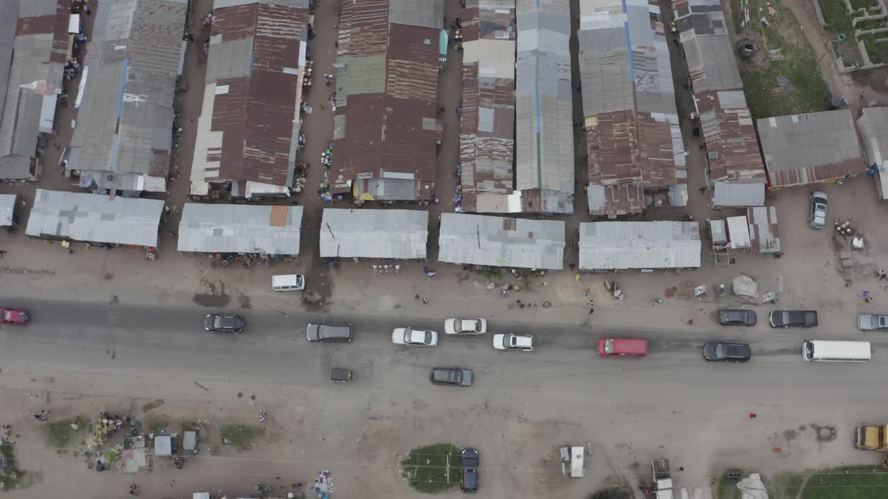 해안 마을 나이지리아 드론 02