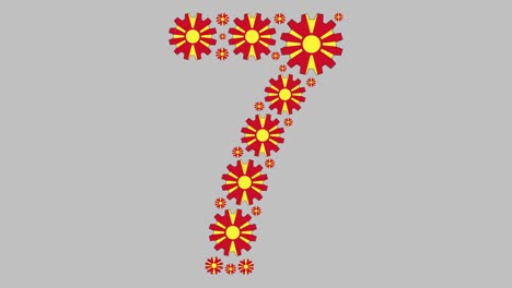 número siete de macedonia del norte