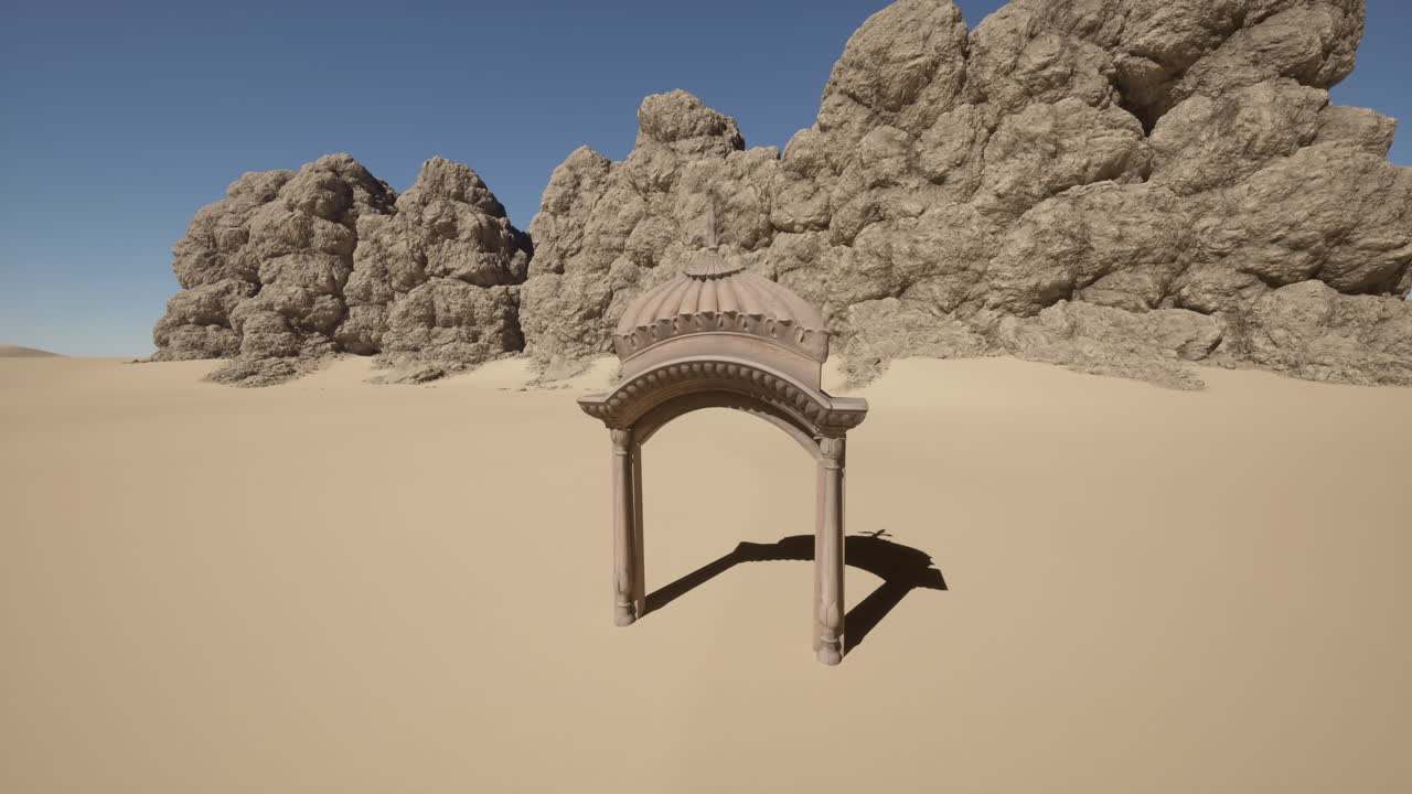 Stone arch in the desert