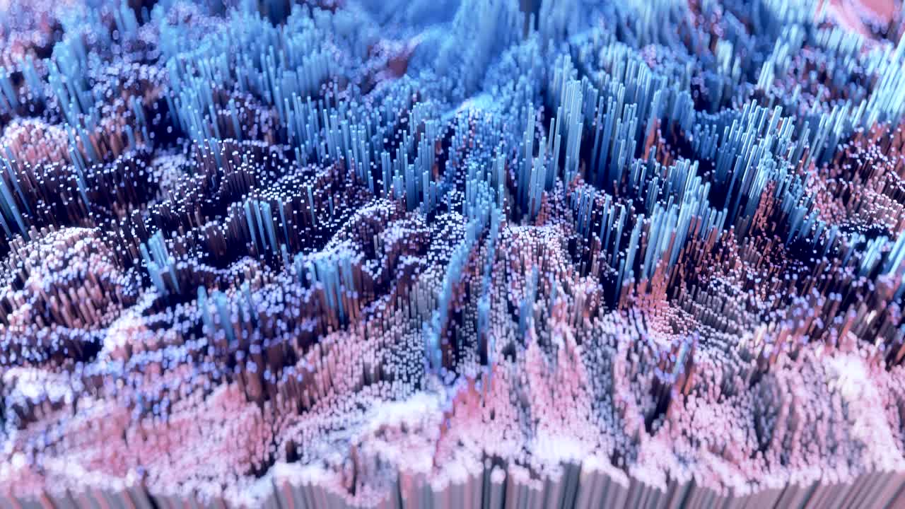 la forma de onda topográfica abstracta de 4k.
