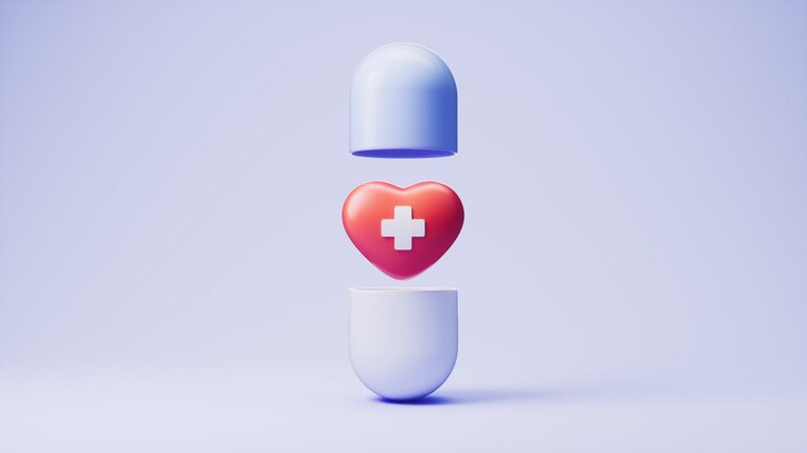 медицинская капсула с медицинской концепцией, 3d-рендеринг.