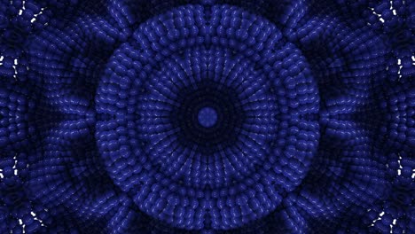 3d looped balls texture. abstract ornate decorative background. hypnotic trendy kaleidoscope.