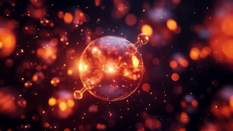 abstract molecule structure
