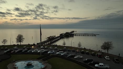 reverse reveal of fairhope park in alabama