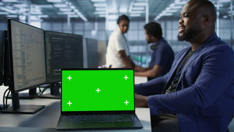 diverse team working on software development project