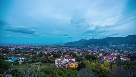 Dramático-Lapso-De-Tiempo-De-La-Tarde-De-Palermo,-Sicilia,-Italia