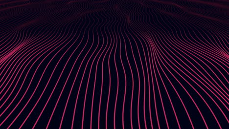patrón de ondas de arco iris en galaxia oscura