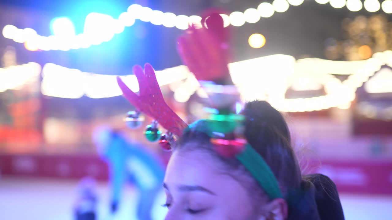 아이스 리크 에서 크리스마스 축제