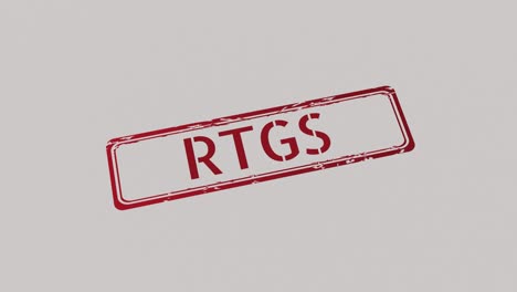 rtgs stamp