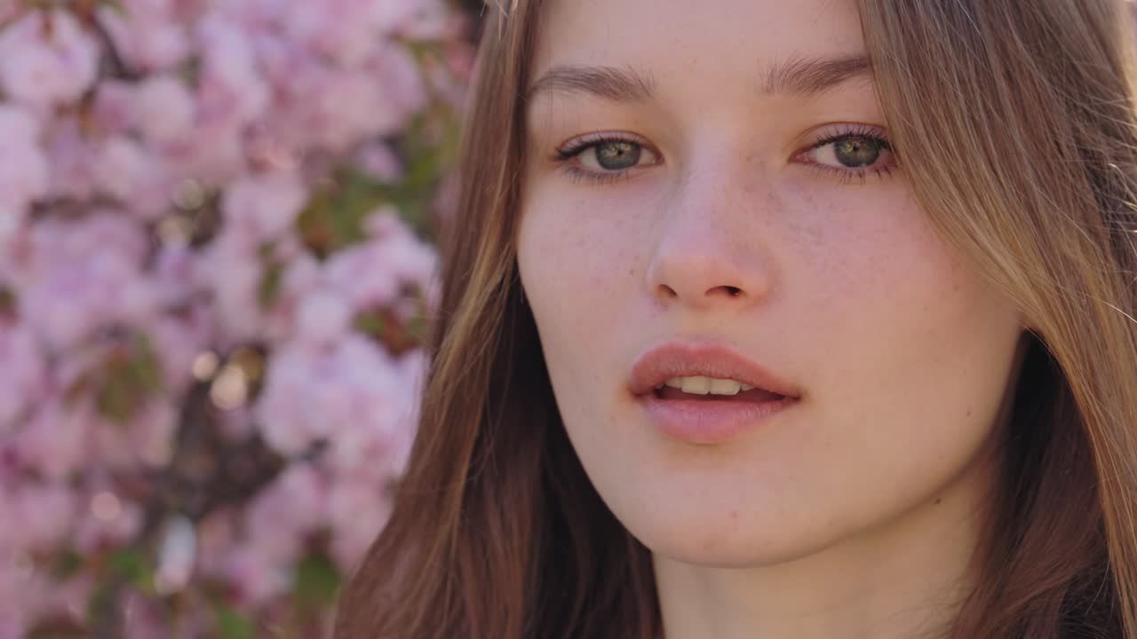Young Woman Portrait in Springtime