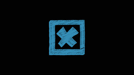 blue cross symbol icon