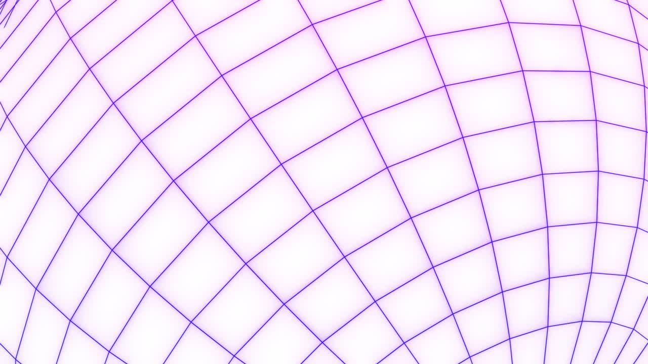 Purple Wireframe Sphere