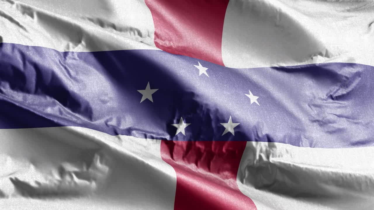 네덜란드 앤스 섬유 발이 바람에 흔들리고, 네덜란드 안스 발은 바람에 휘어지고, 직물 섬유 조직은 완전히 채우는 배경, 10 초 루프.