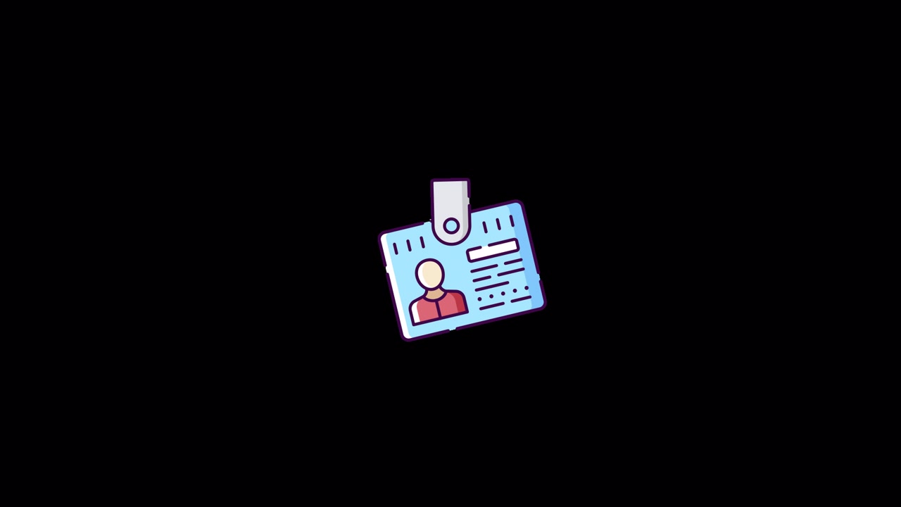 ID pass Icon Animation