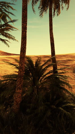 desert oasis landscape