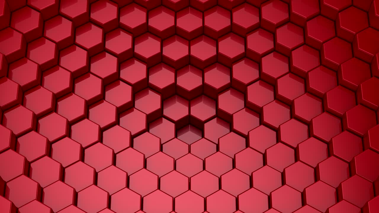 Hexagons Form A Wave