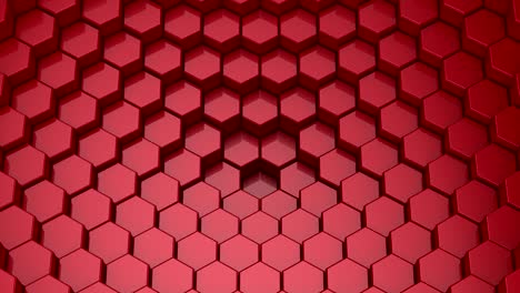 los hexágonos forman una onda