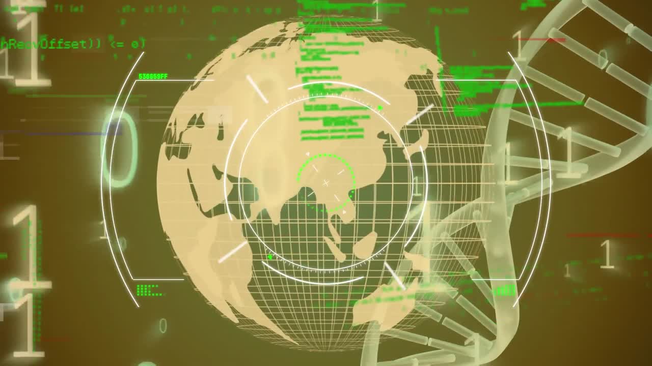 컨베이어 벨트에 움직이는 카드보드 상자 위의 스 ⁇  스캐닝의 애니메이션