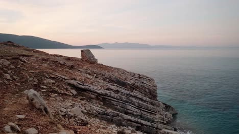 playa de lukova en la riviera albanesa
