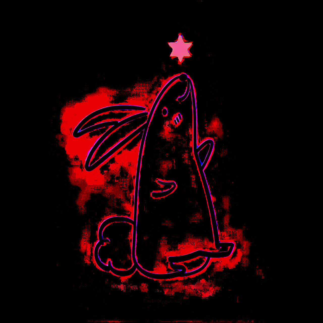 Cute bunny animation isolated asset, transparent 4K video, alpha channel, ProRes 4444