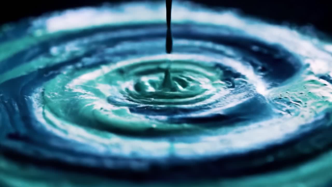 Colorful Liquid Swirl