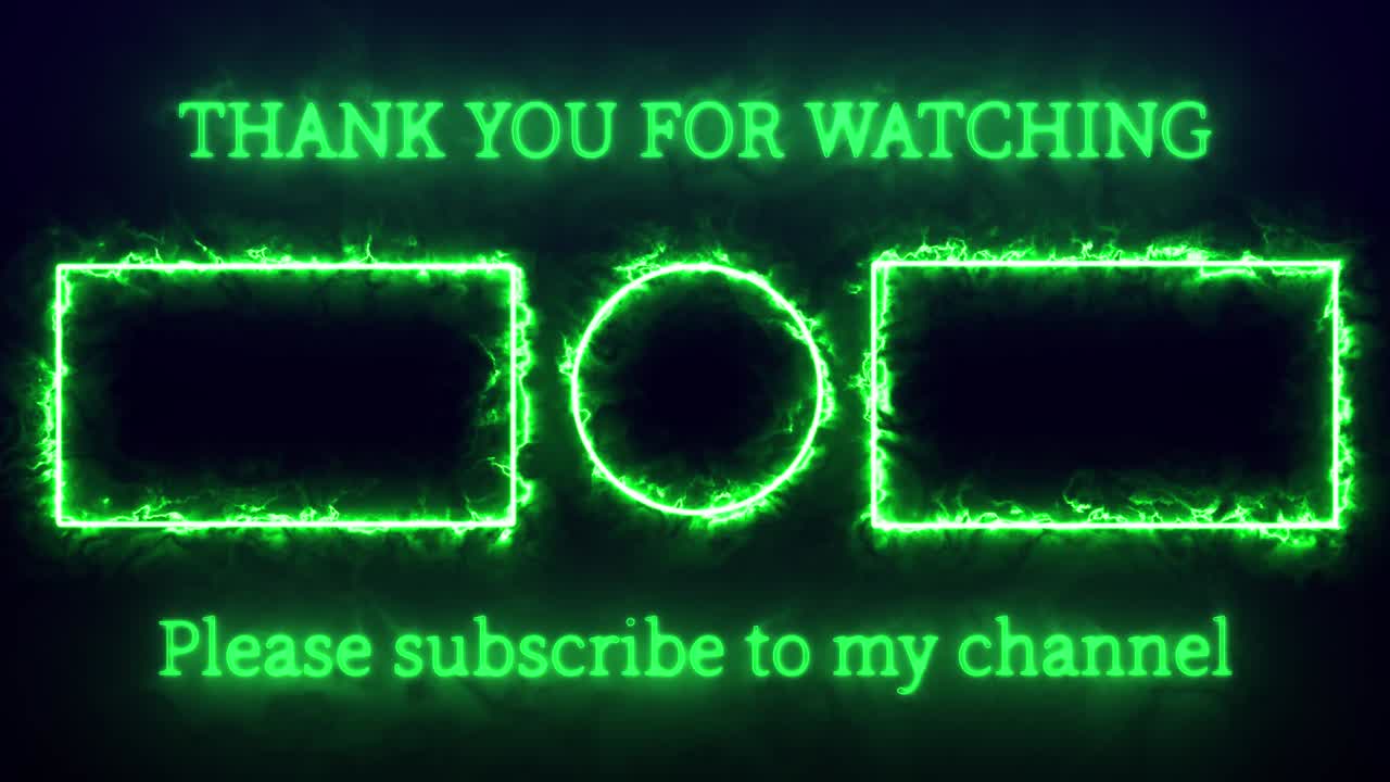 color llama tarjeta de finalización pantalla de finalización gráficos de movimiento