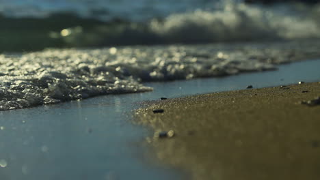 olas rompiendo en la playa
