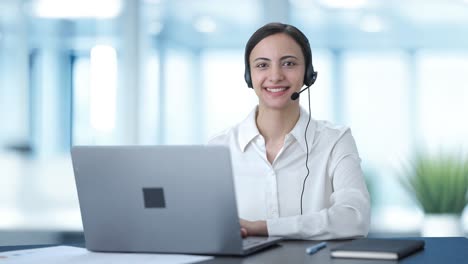 Happy-Indian-call-center-girl-smiling