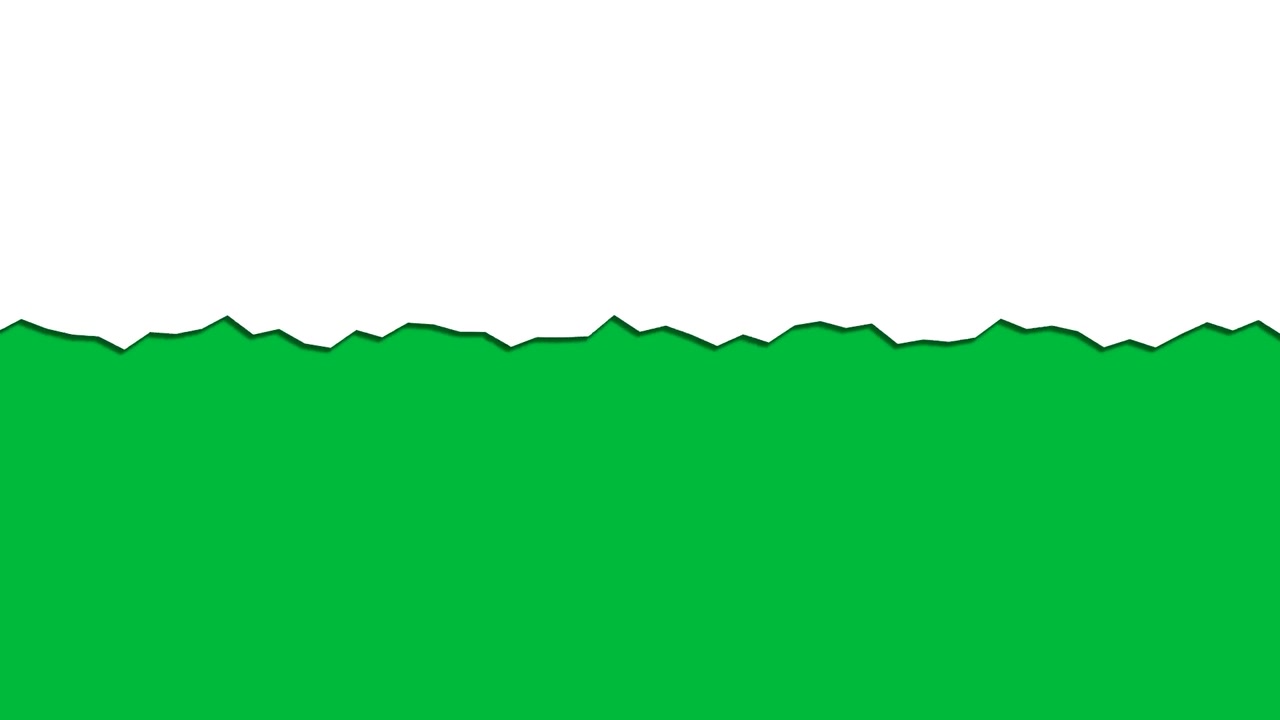 Abstract Green and White Paper Tear Background